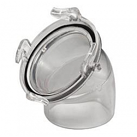 Valterra 3 inch Sewer Hose Connector 45 Degree - Extends Drain Hose Connections - T1026