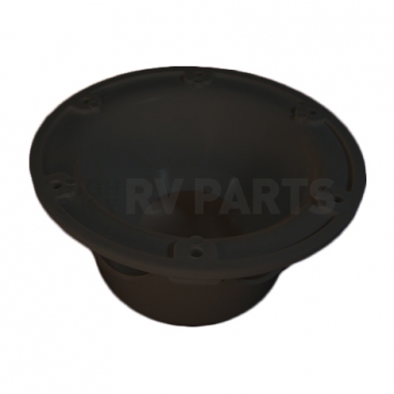 Custom Plastic Sewer Vent Black with Base And Cap-1