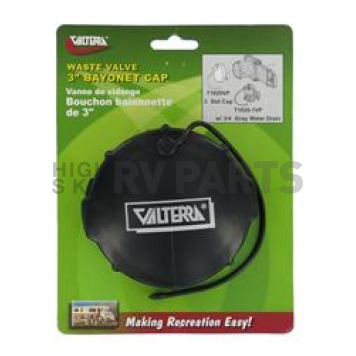 Valterra Bayonet Waste Valve Cap 3 inch - T1020VP