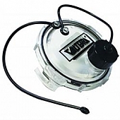 Valterra 3 inch Bayonet Waste Valve Cap with Garden Hose Connector - T1020-1CLRVP