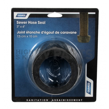 Camco Sewer Hose Seal 4 inch x 3 inch Sponge Ring - 39313-1