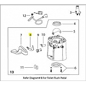Thetford Toilet Flush Pedal 42080