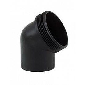 Valterra Sewer Hose Connector - 60 Degree Close Elbow 3 inch Hose x 3 inch Male Pipe Thread - F02-2003