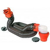  Camco RhinoFLEX Sewer Hose 15' Length - Reinforced With Steel Wire - 39761