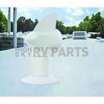 Camco Cyclone Sewer Vent Cap - White - 40595-3
