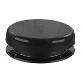 JR Products Sewer Vent Cap Black Screw-On - 02-29115
