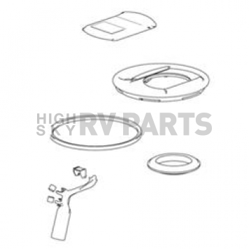 Thetford Toilet Holding Tank Flush Mechanism 32331