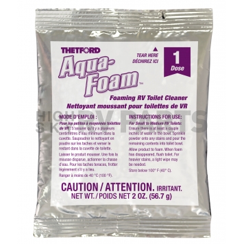 Thetford Aqua-Foam Toilet Cleaner for Porcelain/ Plastic 2 Ounce 96028
