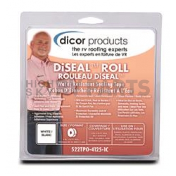Dicor Corp. Roof Repair Tape   4 Inch x 12-1/2 Feet- 522TPO-4125-1C