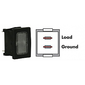 Valterra Power Indicator Light for Water Heater And Monitor Panels - Clear Black - DGZ600VP