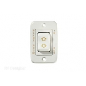 RV Designer Contoured Slide Out Switch 5 Pin - White - S145 