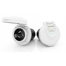 Furrion Outdoor Round Receptacle 50 Amp Male White - F52INR-PS