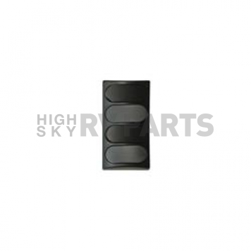 Valterra Switch Plate Cover  Black - 1 Per Card - DG9415PB