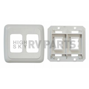 Valterra Switch Plate Cover  White - 1 Per Card - DGPB3201VP