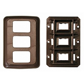 Valterra Switch Plate Cover  Brown - 1 Per Card - DGPB3318VP
