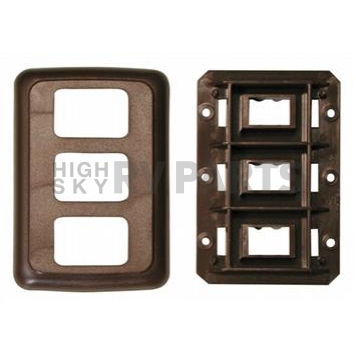 Valterra Switch Plate Cover  Brown - 1 Per Card - DGPB3318VP