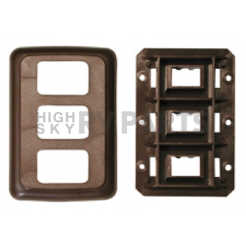 Valterra Switch Plate Cover  Black - 1 Per Card - DGPB3315VP