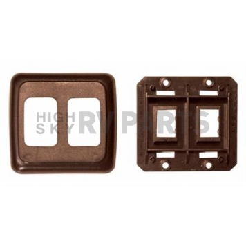 Valterra Switch Plate Cover  Brown - 1 Per Card - DGPB3218VP