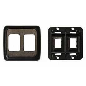Valterra Switch Plate Cover  Black - 1 Per Card - DGPB3215VP