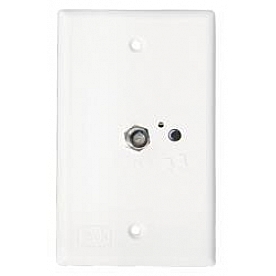 King TV Antenna Receptacle White - PB1000