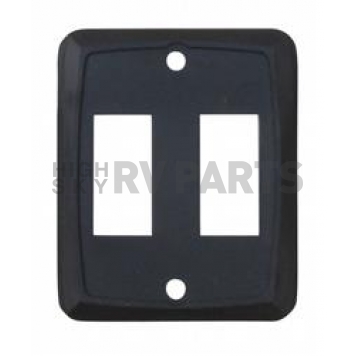 Valterra Switch Plate Cover Black - 1 Per Card - DG215VP