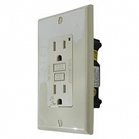 Valterra GFCI Receptacle 110 Volt Dual White - DG20VP