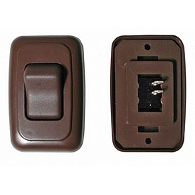 Valterra Multi Purpose Switch Brown Rocker - A3118