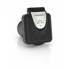 Furrion F52INS-BS-AM Outdoor Receptacle 50 Amp Male Black - 385702