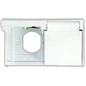 JR Products Exterior Receptacle Cover Polar White - 47505