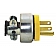 Cooper Wire Straight Blade Plug 15 Amp Male End - 2867-BOX