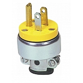 Cooper Wire Straight Blade Plug 15 Amp Male End - 2867-BOX