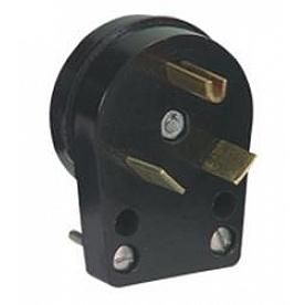 Cooper Wire Straight Blade Plug 30 Amp Male End - 83-BOX