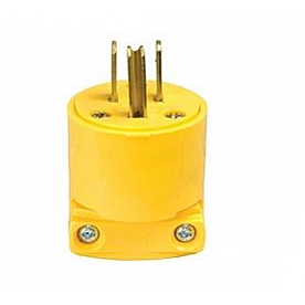 Cooper Wire Straight Blade Plug 15 Amp Male End - 4867-BOX