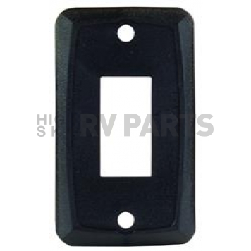 JR Products Multi Purpose Switch Faceplate Black - 12855