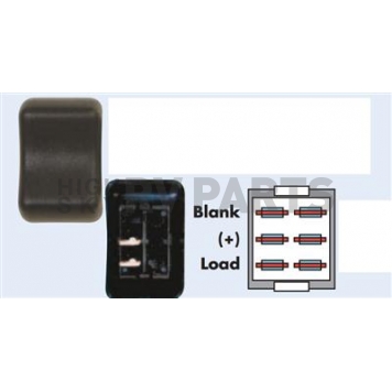 Valterra Multi Purpose Switch Brown Rocker - 2B53