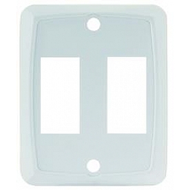 JR Products Multi Purpose Switch Faceplate White - 12875