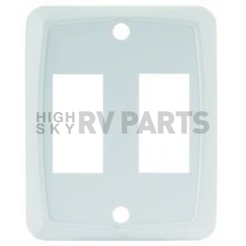 JR Products Multi Purpose Switch Faceplate White - 12875