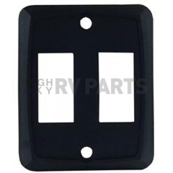 JR Products Multi Purpose Switch Faceplate Black - 12885
