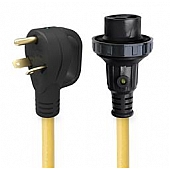 Marinco Power Cord - 30 Amp 25' Length Yellow - 30ARVD25