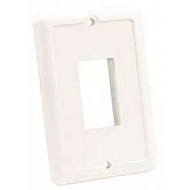 JR Products Multi Purpose Switch Faceplate Polar White - 14035