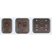 Valterra Multi Purpose Switch Brown Rocker - BZ7218