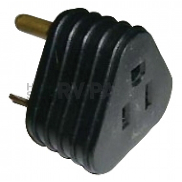 SouthWire Corp. Triangle Shape Power Cord Adapter 30 Amp Male To 15 Amp Female - 09522TR08