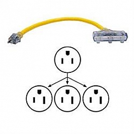 Arcon 15-Amp Tri-Source Generator Power Splitter - 17360