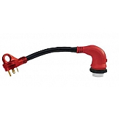 Valterra Power Cord Adapter 30 Amp Male x 50 Amp Female 90 Degree 12 inch - A10-3050D90VP