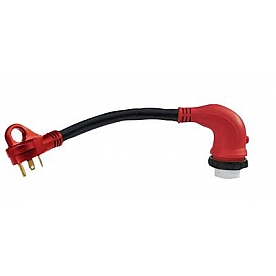 Valterra Power Cord Adapter 30 Amp Male x 50 Amp Female 90 Degree 12 inch - A10-3050D90VP