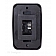 RV Designer Multi Purpose Switch - Single Black - S521