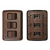 Valterra Multi Purpose Switch Brown Rocker - A3318
