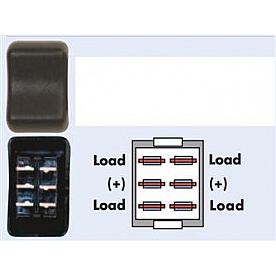 Valterra Multi Purpose Switch Biscuit Rocker - 2E21