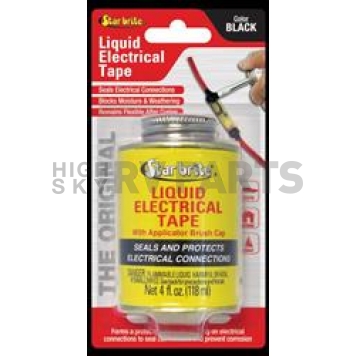 Star Brite Electrical Tape Liquid 4 Ounce Black - 84104C