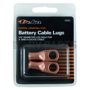 East Penn 4 Gauge Copper Battery Cable Eyelet - Set of 2 - 00685